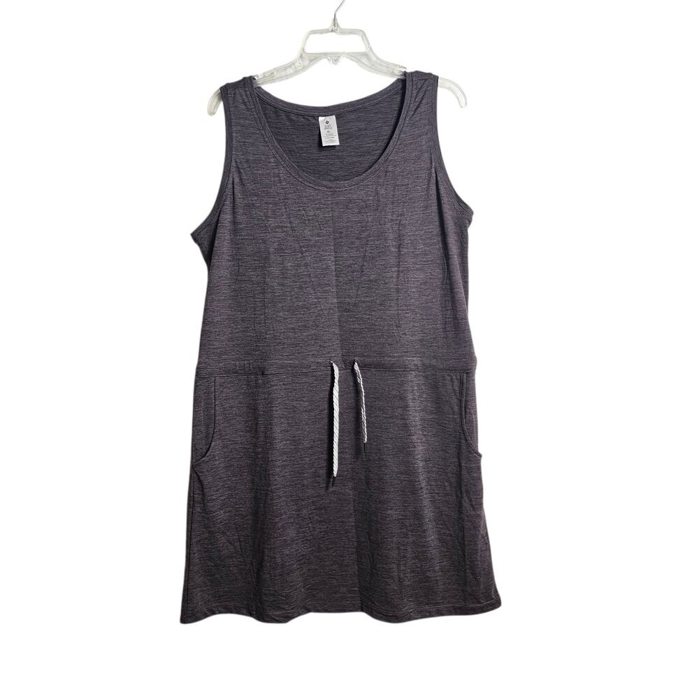 NWT Member’s Mark Favorite Soft Dress Heathered Purple Womens XL